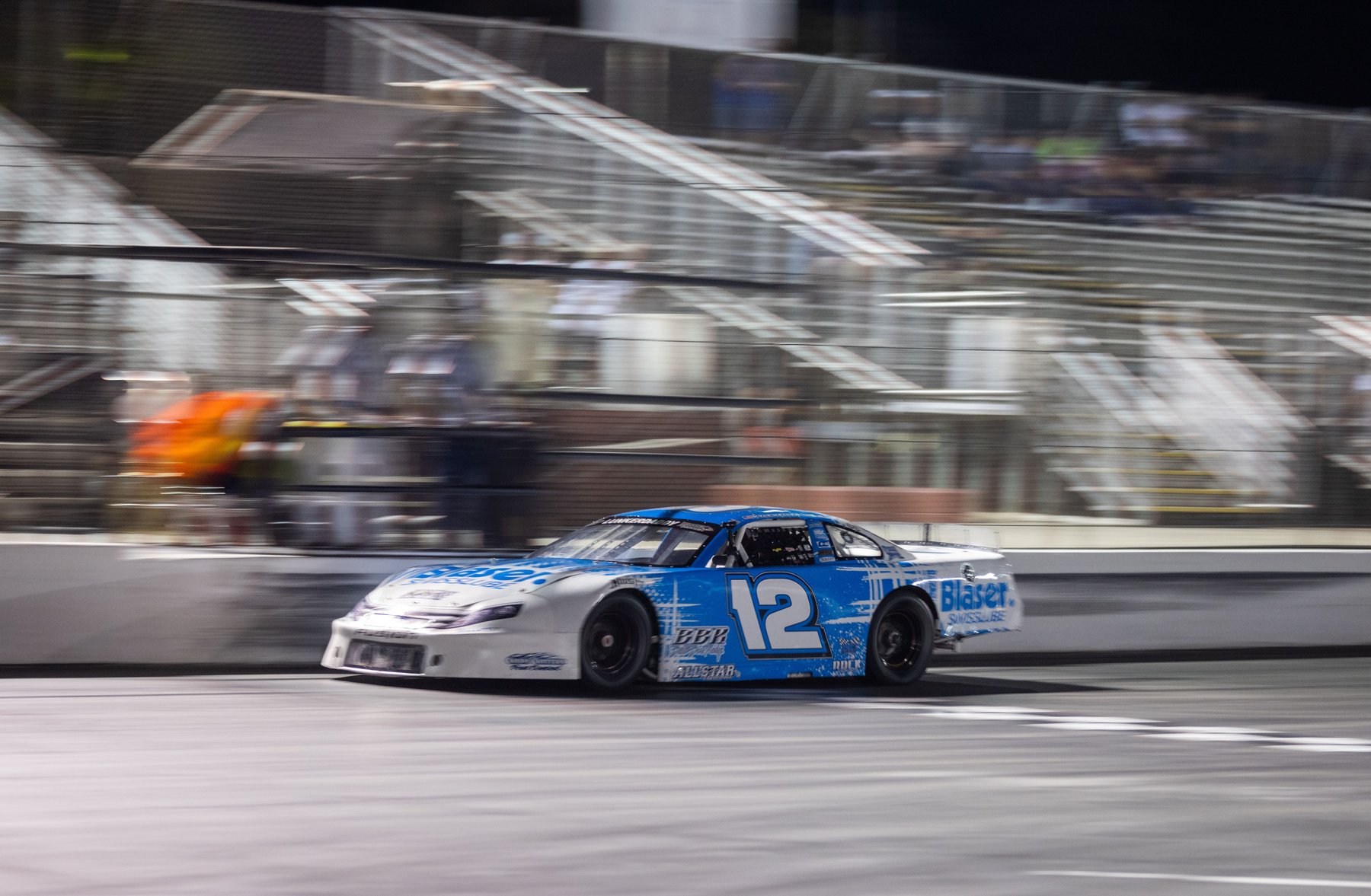 No. 12 car on track
