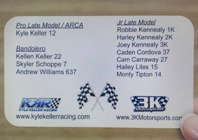 Kyle Keller Racing archival photo