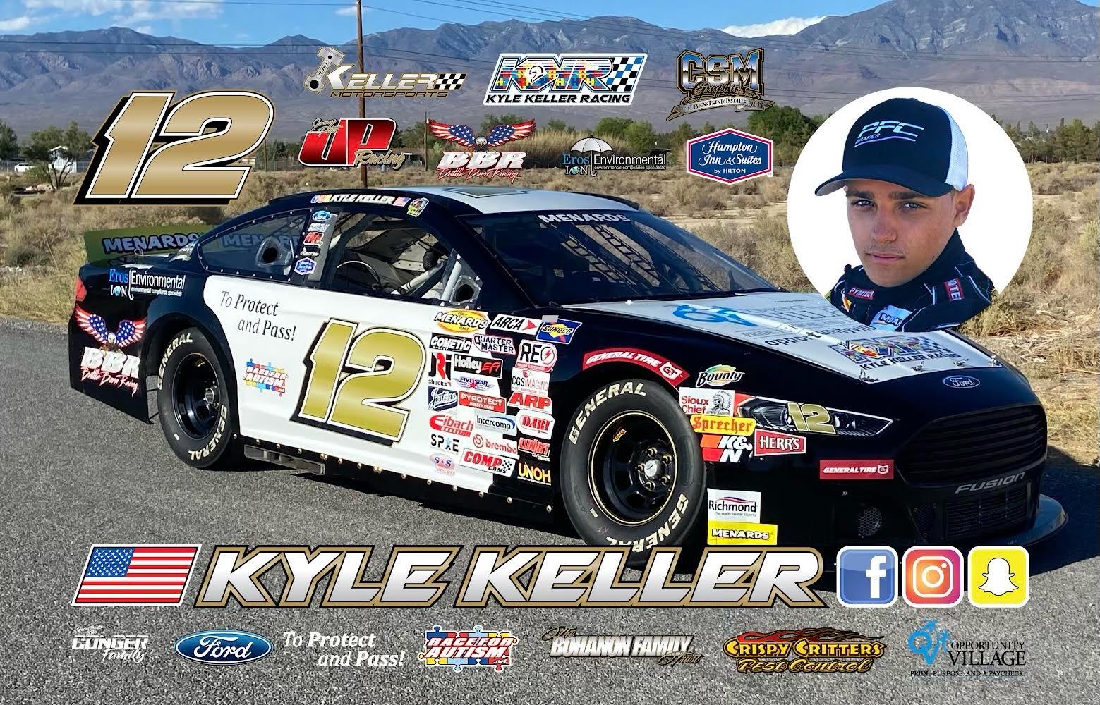 Kyle Keller racing graphic